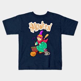 Halloween potion mix Kids T-Shirt